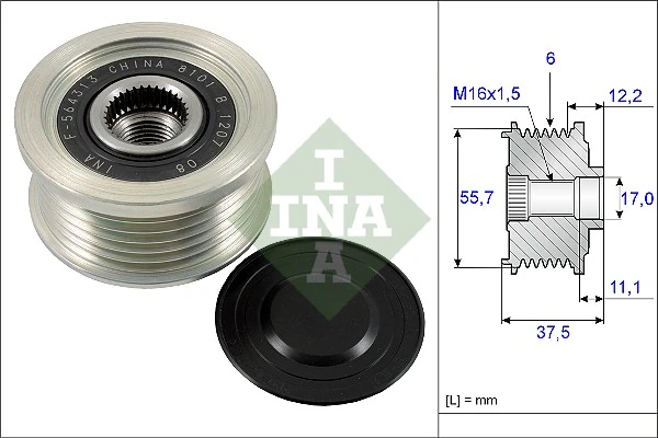 Alternator Freewheel Clutch